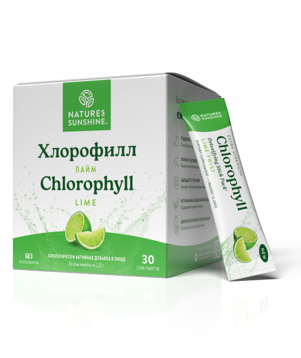 Хлорофилл Лайм / Chlorophyll Lime, 30 стиков